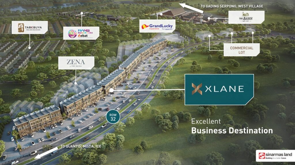 Ruko XLane BSD City Masterplan