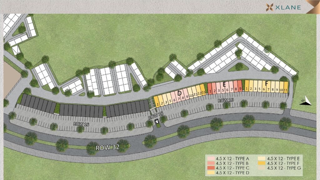 Ruko XLane BSD City Siteplan